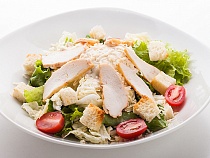Горячее/салаты: цезарь с курицей Горячее/салаты: цезарь с курицей
